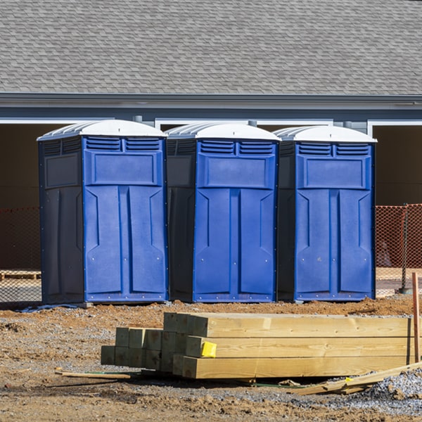 are there any restrictions on what items can be disposed of in the porta potties in Exline IA